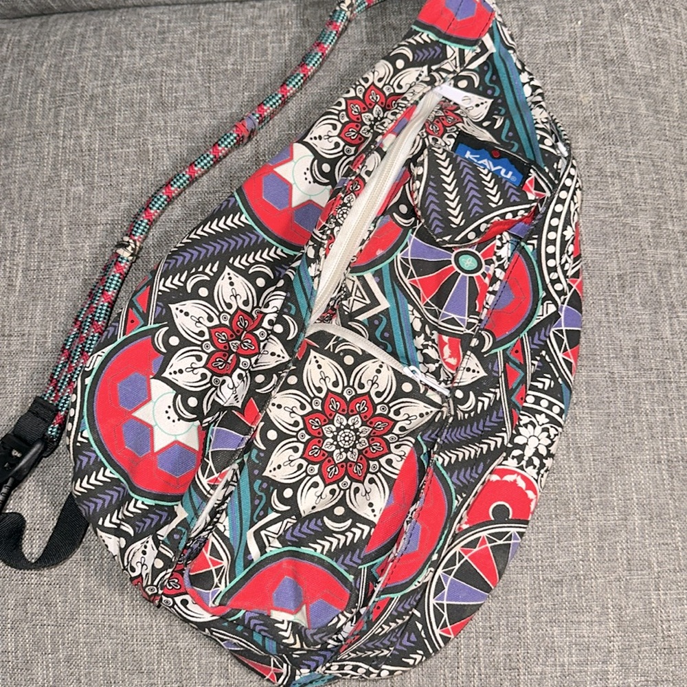 KAVU Mini Rope Bag Cotton Crossbody Sling ​ - Spring Hodgepodge